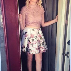 two piece hoco dress !!